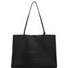 Pollini Donna Borsa A Spalla SC4593PP0NSJ1 Poliuretano Nero Taglia Unica