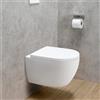 evineo ineo5 WC con scarico sifonico sospeso Compact, BE0970WH+BE0951WH, Compact ineo5 bianco [WC > WC Sospesi]