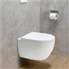 evineo ineo5 WC con scarico sifonico sospeso Compact, BE0970WM+BE0951WM, Compact ineo5 bianco opaco [WC > WC Sospesi]