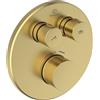 Ideal Standard Ceratherm Navigo rubinetto doccia da incasso con termostatico, A8579A2, Ceratherm Navigo brushed gold [Rubinetteria Bagno > Rubinetteria Doccia]