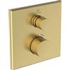Ideal Standard Ceratherm Navigo rubinetto doccia da incasso con termostatico, A8580A2, Ceratherm Navigo brushed gold [Rubinetteria Bagno > Rubinetteria Doccia]