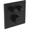 Ideal Standard Ceratherm Navigo rubinetto doccia da incasso con termostatico, A8581XG, Ceratherm Navigo silk black [Rubinetteria Bagno > Rubinetteria Doccia]