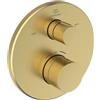 Ideal Standard Ceratherm T100 rubinetto doccia da incasso con termostatico, A8584A2, Ceratherm T100 brushed gold [Rubinetteria Bagno > Rubinetteria Doccia]