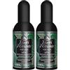 Tesori d'Oriente - Profumo Aromatico Sandalo del Kashmir e Vetiver, dalla Fragranza Vivace e Legnosa, Note di Bergamotto, Tè Verde, Rosa e Patchouli, 100 ml (Confezione da 2)