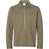 SELECTED HOMME Slhjackie Sweat Zip Jacket Noos Felpa, Vetiver, XXL Uomo
