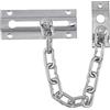 TIMCO Serratura di sicurezza per catena porta - che consente un angolo di apertura ridotto della porta, per una maggiore sicurezza, cromato lucido, 85 mm