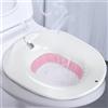 TRILINK Bagno Sitz Pieghevoleper Sedile del, bidet portatile per Emorroidi, Cura Post-Parto, Trattamento del Perineo，Pulizia & Detox,donne in gravidanza, Sedia a Vapore Yoni Adatto a WC Standard