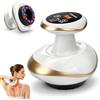 WingFly Cellulite Massaggiatore, Massaggiatore elettrico 4 in 1 con terapia del calore, coppettatrice sottovuoto & Gua Sha, 9 livelli di riscaldamento e funzione di aspirazione, per pancia gambe