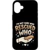 Adopt Don't Shop Pet Parent Designs Custodia per iPhone 16 Plus Rescue Cat Owner Non sono sicuro di chi ha salvato chi rifugio per animali