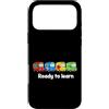 DressedForDuty Custodia per iPhone 17 Pro Max Cute School Bus Ready to Learn Back to School Day