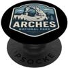 Arches National Park Utah USA Outdoor Vi Parco nazionale degli Arches PopSockets PopGrip Adesivo