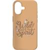 TAYMELL Custodia per iPhone 17 Women's Wild Spirit Boho Feather Floral Typography