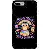 DressedForDuty Custodia per iPhone 7 Plus/8 Plus Study Hard Play Smart Owl Back To School Student