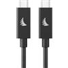 Angelbird Cavo USB-C 3.2 da 25 cm - Cavo di ricarica rapida da USB C a USB-C da 100 W, per trasferimento dati fino a 20 Gb/s e Power Delivery