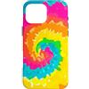 Retro Hippie Time 60s Rainbow Watercolor Custodia per iPhone 16 Pro Max Tie-Dye Retro Hippie anni '60 acquerello stile Deep Eye