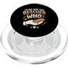 Adopt Don't Shop Pet Parent Designs Rescue Cat Owner Non sono sicuro di chi ha salvato chi rifugio per animali PopSockets PopGrip per MagSafe