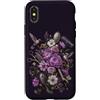 Hummingbird Apparel For Kids and Adults Custodia per iPhone X/XS Specchio da salone di bellezza con colibrì floreale per parrucchieri