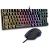 The G-Lab - Tastiera meccanica Combo Mercury EX e mouse da gioco QWERTY con Ñ