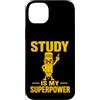 DressedForDuty Custodia per iPhone 14 Plus Studious Pencil Learning Strength Student Design