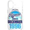 FernwehFarben Studio Geburtstage Custodia per iPhone 17 Grande da dicembre 1996 30° compleanno frase 30 anni