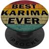 First Names Apparel vintage Style Nome personalizzato Karima I love Karima Retro stile vintage PopSockets PopGrip Adesivo