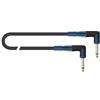 QUIK LOK - RKSI/207-1 Cavo Strumento Jack Mono 90° 6,3 mm, 1 m, Nero, Serie ROK SOLID, Basso Rumore, Connettori Dorati