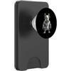 Urban Pup Prints Bulldog francese hip hop con cuffie e strass PopSockets PopWallet per MagSafe