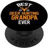 Cool Deer Hunting Apparel Il miglior nonno di caccia ai cervi di sempre cacciatore di cervi PopSockets PopGrip Adesivo