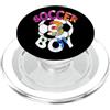 COOL SOCCER DESIGNS AND OUTFITS NUMERO 3 ANNI CALCIO 3° COMPLEANNO PopSockets PopGrip per MagSafe