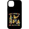 Smart Duck Designs Custodia per iPhone 14 Plus Sicuramente non tutto in una scuola di anatre di fila