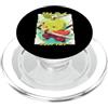 Japanese Ukiyo-e Samurai Apple Warriors Samurai Apple Warrior Old Ukiyo Opera d'arte Sensei Samurai PopSockets PopGrip per MagSafe
