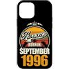 FernwehFarben Studio Geburtstage Custodia per iPhone 12 mini Grande da settembre 1996 30° compleanno frase 30 anni