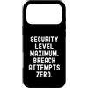 Secure System Tech Designs Custodia per iPhone 17 Pro Max livello di sicurezza tentativi di violazione massimi zero Witty