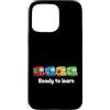 DressedForDuty Custodia per iPhone 15 Pro Max Cute School Bus Ready to Learn Back to School Day