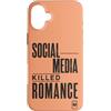 Social Media Romance Custodia per iPhone 16 Plus I social media hanno ucciso larte umoristica di incontri sarcastici romantici
