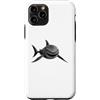 Funny Shark Ocean Predator Marine Sea Mo Custodia per iPhone 11 Pro Sorridente Shark Ocean Predator Divertente Amante Squalo Marino