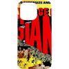Wistful Custodia per iPhone 15 Pro Max Villaggio dei Giganti Vintage Fantascienza Horror