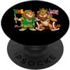 UK English Cameroonian Heritage Regno Unito Bandiera Camerun britannico Radici camerunesi PopSockets PopGrip Adesivo