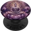 Buddha Designs by Kajiro Buddha astratto fiore di loto - buddismo spirituale buddista PopSockets PopGrip Adesivo