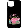 Learning Lane Designs Custodia per iPhone 15 Plus Carino Apple Libri Matite Scuola Istruzione