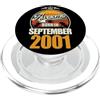 FernwehFarben Studio Geburtstage Grande da settembre 2001 25° compleanno frase 25 anni PopSockets PopGrip per MagSafe