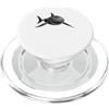 Funny Shark Ocean Predator Marine Sea Mo Sorridente Shark Ocean Predator Divertente Amante Squalo Marino PopSockets PopGrip per MagSafe