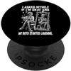 Retro Funny Crazy Apparel Gifts Mi sono chiesto se sto bene ed entrambi abbiamo iniziato a ridere in modo divertente PopSockets PopGrip Adesivo