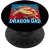 Pet Bearded Dragon Co. Patriotic Dragon Dad - Drago barbuto da uomo PopSockets PopGrip Adesivo