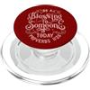 Bible Verse Flower Christian Religious G Versetto della Bibbia della Scrittura Cristiana Salmo PopSockets PopGrip per MagSafe