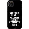Secure System Tech Designs Custodia per iPhone 11 Pro Max livello di sicurezza tentativi di violazione massimi zero Witty