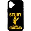 DressedForDuty Custodia per iPhone 16 Plus Studious Pencil Learning Strength Student Design