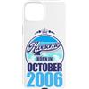 FernwehFarben Studio Geburtstage Custodia per iPhone 15 Plus Grande da ottobre 2006 20° compleanno frase 20 anni