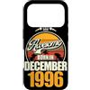 FernwehFarben Studio Geburtstage Custodia per iPhone 17 Pro Grande da dicembre 1996 30° compleanno frase 30 anni