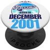 FernwehFarben Studio Geburtstage Grande da dicembre 2001 25° compleanno frase 25 anni PopSockets PopGrip Adesivo